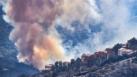 Algeria forest fires: At least 65 people killed as fires spread.